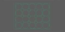 PCB Capability - Panelized Round board